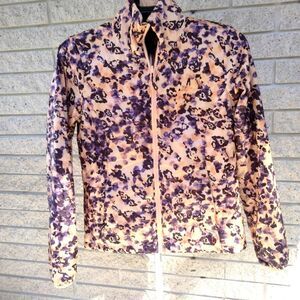 Mountain Hardwear Coat MEDIUM Women's Light Puffer Jacket Animal Print